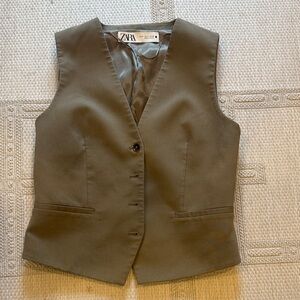 Zara Women's Khaki Vest